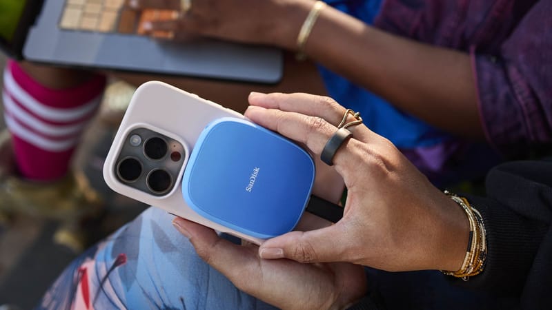 Sandisk amplía su gama de productos para creadores de contenido con la nueva unidad SANDISK Creator Phone SSD