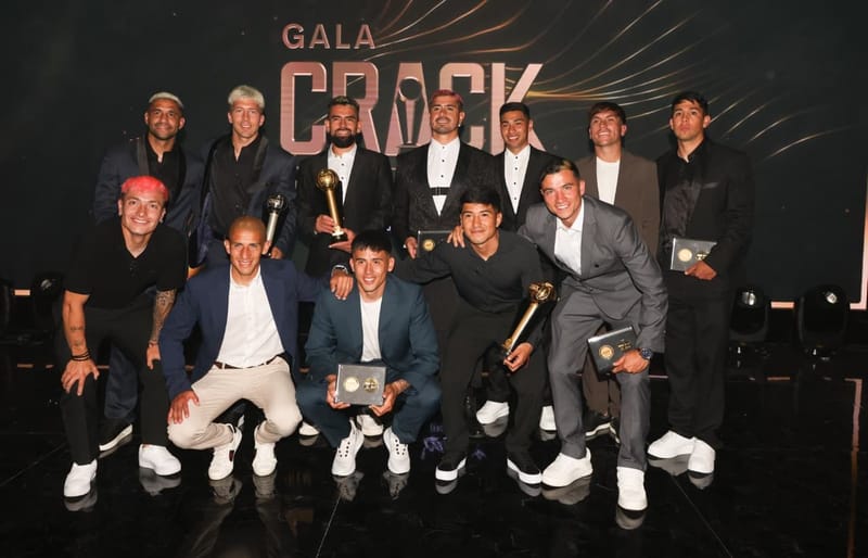 ¡Los mejores del 2025! Revisa la lista de ganadores de la Gala Crack