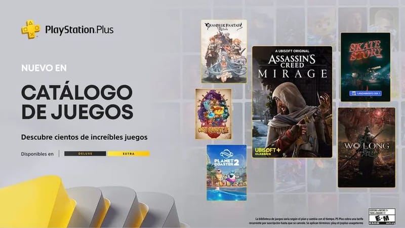 Assassin’s Creed Mirage, Wo Long: Fallen Dynasty y más juegos llegarán a PlayStation Plus en diciembre