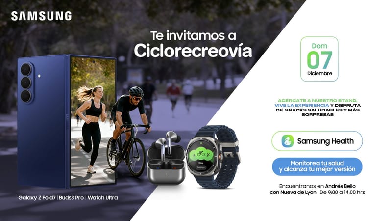La salud preventiva se toma la ciclorecreovía de Santiago en diciembre