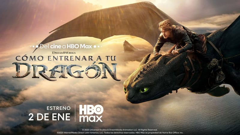 ‘Cómo entrenar a tu dragón’ llega a HBO Max el 2 de enero
