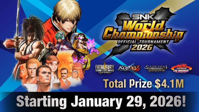 SNK confirma el SNK World Championship 2026 con un premio de más de 4 millones de dólares