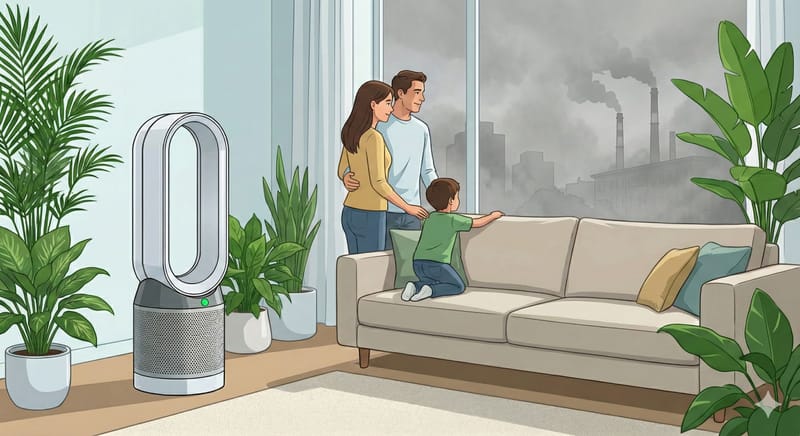 Santiago bajo el humo: expertos explican el peligro de las cenizas por qué el purificador es clave para blindar tu hogar contra la contaminación