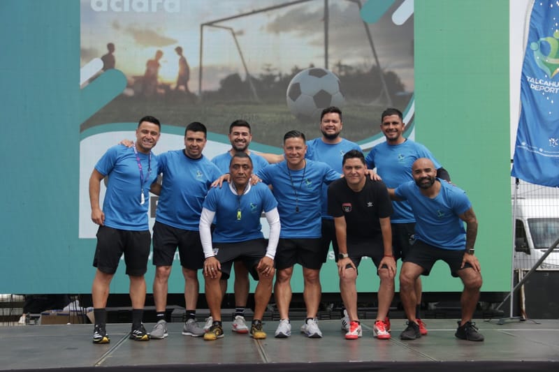 Exitoso cierre de Clínica de Fútbol Aclara congregó a 700 personas y exfutbolistas profesionales en Talcahuano