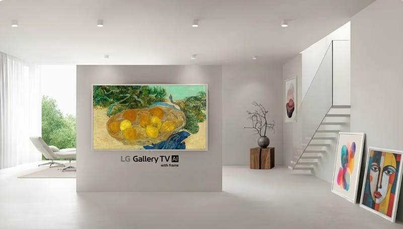 LG borra la frontera del píxel con el lanzamiento de TV Gallery: un "Modo Galería" calibrado por expertos para imitar obras maestras
