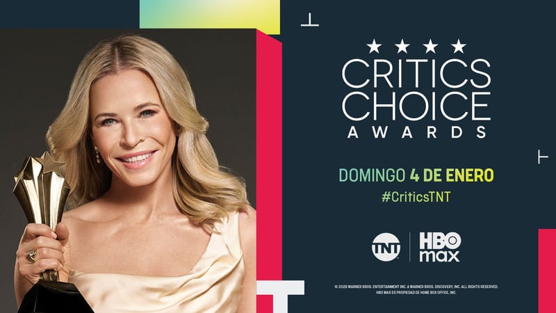 La 31ª entrega anual de los Critics Choice Awards se verá en vivo por TNT y HBO Max