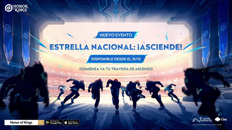 Honor of Kings cerró un 2025 increíble con un evento dentro del juego inspirado en los e-sports y aspectos por el Año del Tigre