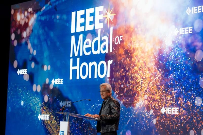 Jensen Huang, director ejecutivo de NVIDIA, es galardonado con la Medalla de Honor IEEE 2026, el reconocimiento más prestigioso del sector tecnológico