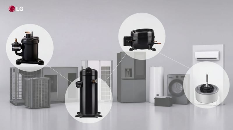 Menos tamaño y más potencia: LG redefine la física de los compresores para enfrentar el alza de las tarifas eléctricas