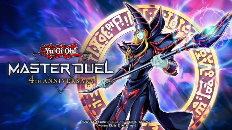 Ataque de Magia Oscura! ¡Yu-Gi-Oh! Master Duel celebra su cuarto aniversario con un nuevo Dark Magician