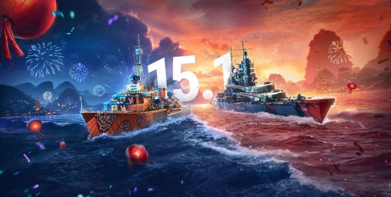 Celebra el Año Nuevo Lunar con la última actualización de World of Warships