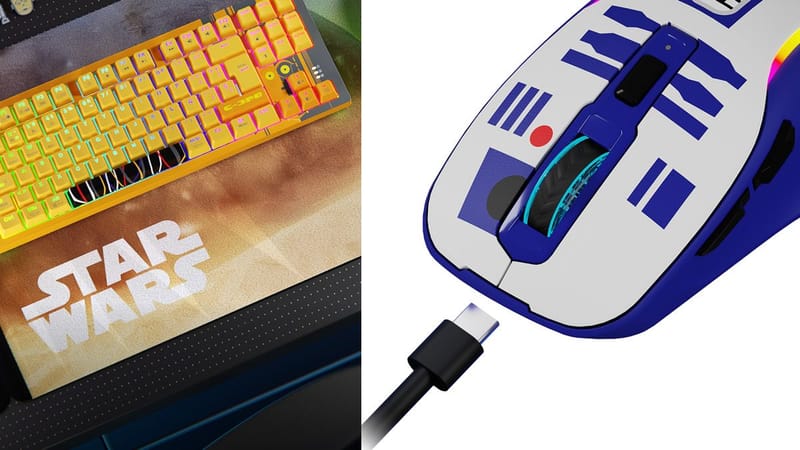 PRIMUS lanzó su mouse gamer y alfombrilla con carga inalámbrica de la colección Droids de Star Wars
