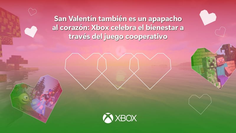 San Valentín también es un apapacho al corazón: Xbox celebra el bienestar a través del juego cooperativo