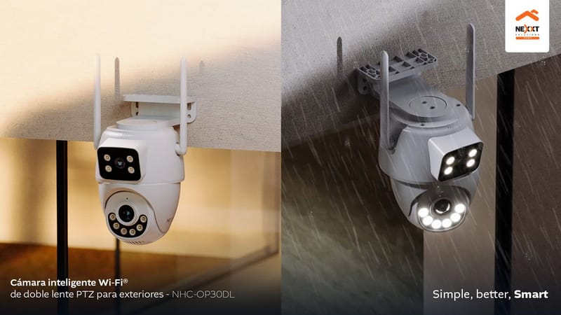 Nexxt Home anuncia en Chile el lanzamiento de su nueva cámara de doble lente para exteriores