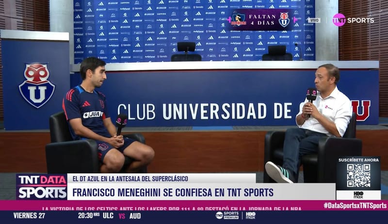 ¡Con bajas, pero sin miedo! Francisco Meneghini adelanta el Superclásico y le manda un aviso a Colo-Colo: “Vamos a ir a hacer nuestro juego”
