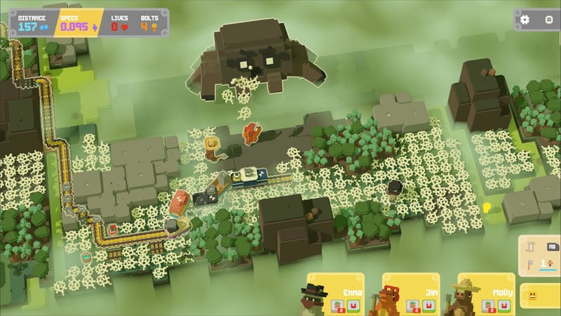 ¡Unrailed 2: Back on Track va a toda máquina rumbo a su lanzamiento en PC y consolas!