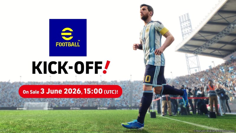 KONAMI anunció que eFootball Kick-Off!, el exclusivo digital para Nintendo Switch 2, se lanzará el 4 de junio