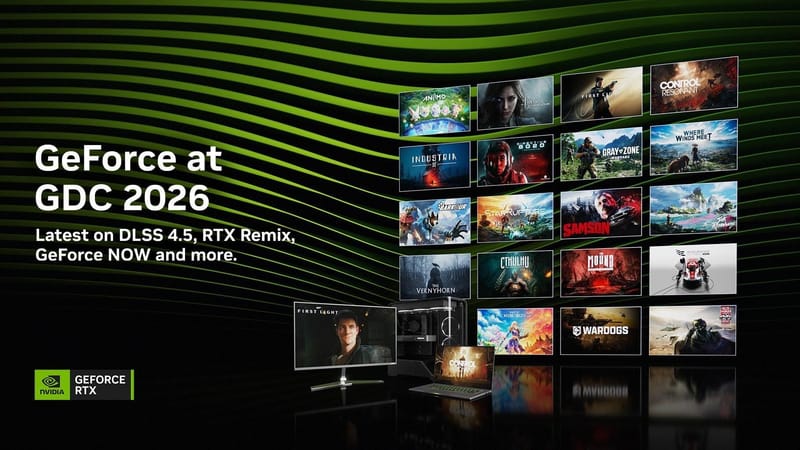 Resumen: NVIDIA anuncia novedades para GeForce NOW en la GDC 2026, con mejoras de rendimiento, nuevas funciones y mayor integración de bibliotecas