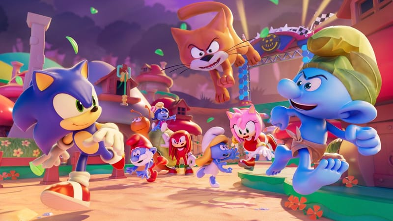 Sonic Rumble anuncia un evento colaborativo con los Pitufos por tiempo limitado y un nuevo modo de juego