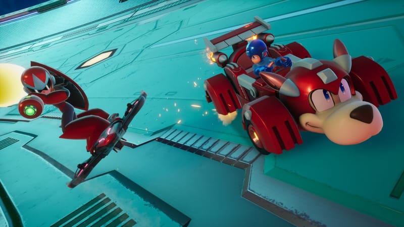 El paquete Mega Man para Sonic Racing: CrossWorlds ya está disponible oficialmente
