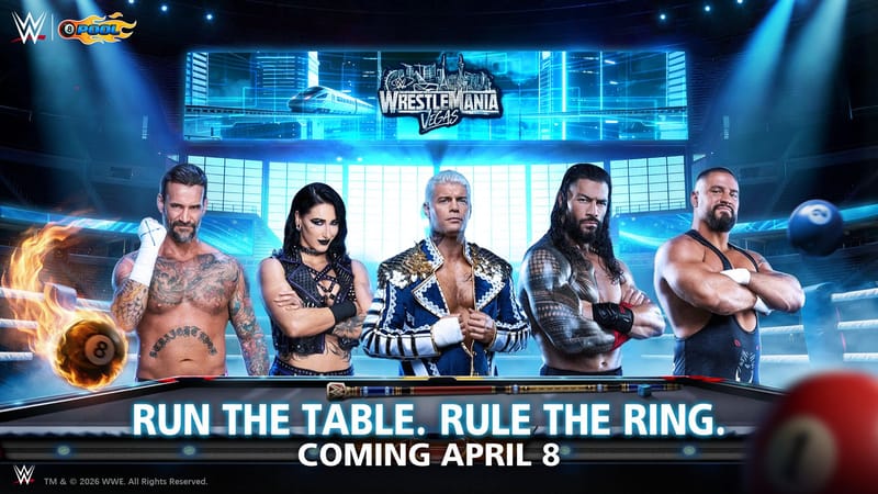 WWE y 8 Ball Pool se unen en una colaboración por tiempo limitado