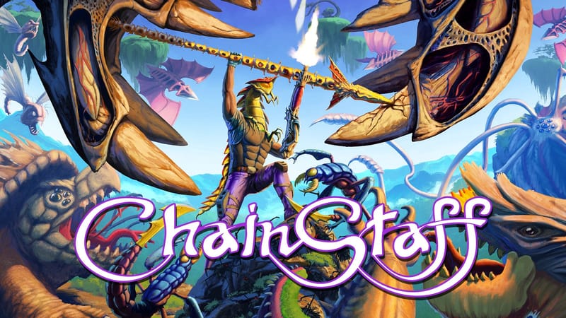 ChainStaff, el brutal juego de plataformas heavy metal de ciencia ficción de los 80, llega a Steam y consolas