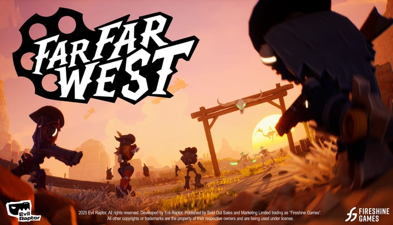 La acción cooperativa del viejo oeste de Far Far West ya está disponible en Steam Early Access alcanzando el segundo puesto en ventas de la plataforma