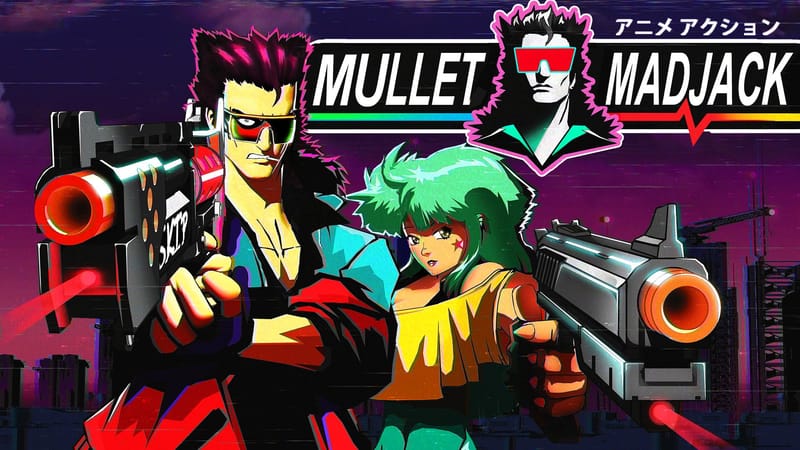 El frenético Mullet MadJack sale hoy a la venta en Nintendo Switch
