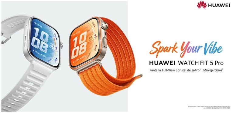 Huawei inicia en Chile la preventa de la nueva Huawei Watch Fit 5 Series presentada en Bangkok