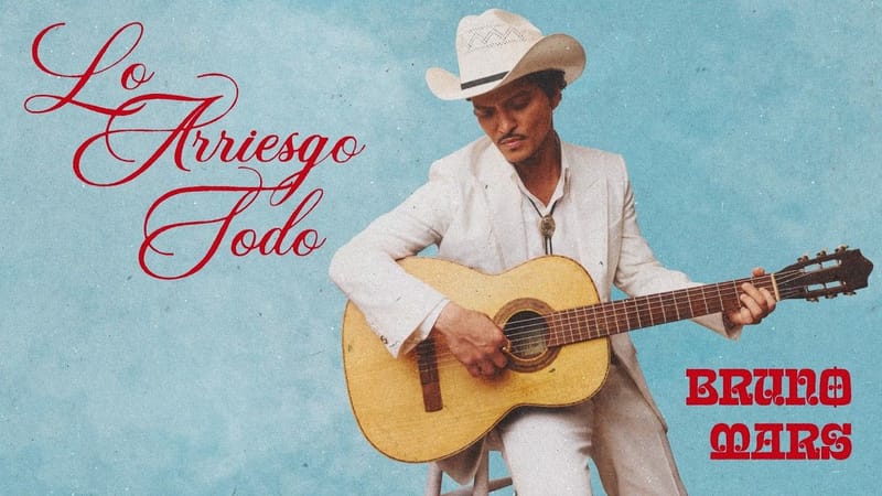 Juan Cosme co-crea la adaptación en español del nuevo lanzamiento de Bruno Mars: 'Lo Arriesgo Todo'