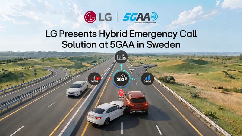 El fin de las zonas sin señal: LG presenta tecnología para llamadas de emergencia que garantiza asistencia automática en accidentes