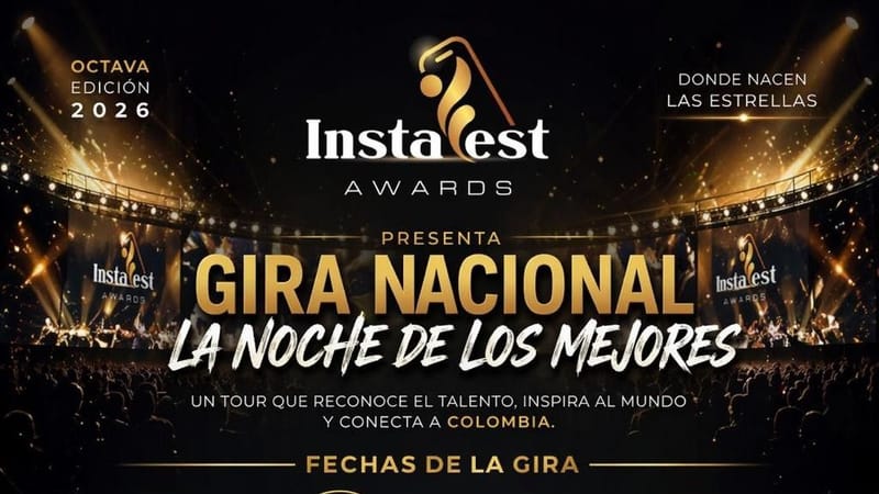 Instafest Awards 2026 anuncia su Tour Nacional en Colombia y gran Gala de Premiación en Cartagena