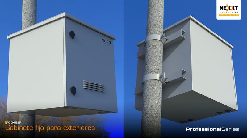 Nexxt Infraestructura presenta sus gabinetes IP55 para exteriores y aptos para condiciones climáticas extremas