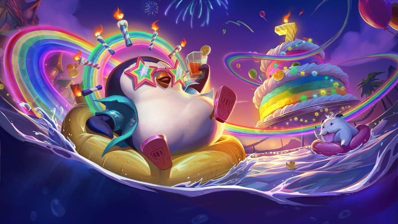 Teamfight Tactics celebra su 7º aniversario con el regreso de la Fiesta de Pengu