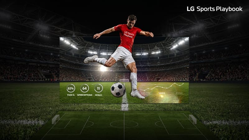 Smart TVs LG contarán con estadísticas en tiempo real en este Mundial de Fútbol sin necesidad de cambiar el partido