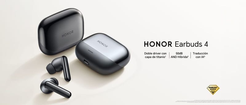 HONOR Earbuds 4: los audífonos con IA que traducen 14 idiomas en tiempo real para que entiendas todo