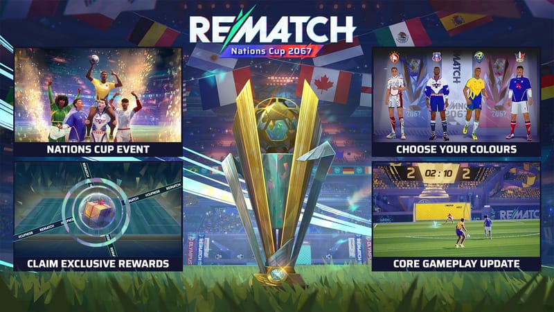 Temporada 4 de Rematch ya disponible, ¡la Copa de Naciones está lista para ti!