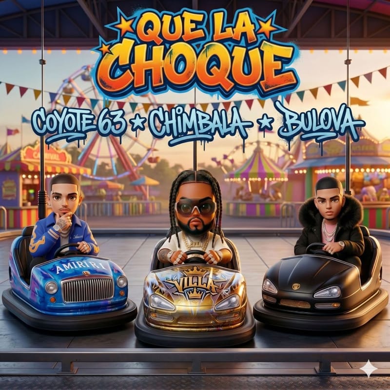 Chimbala, Bulova y Coyote 63 encienden el dembow con “Que la choque”