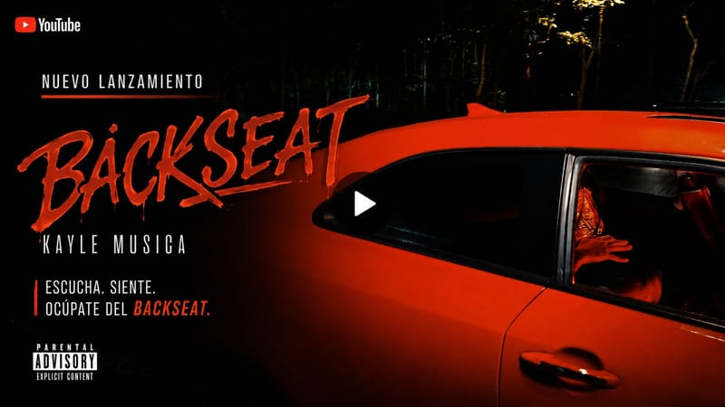 KAYLE presenta "Backseat", un viaje intenso entre el deseo y la autenticidad