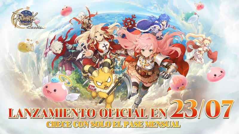 Ragnarok Origin: Classic, que crece solo con el Pase Mensual, ¡confirma oficialmente su lanzamiento en la región este julio!