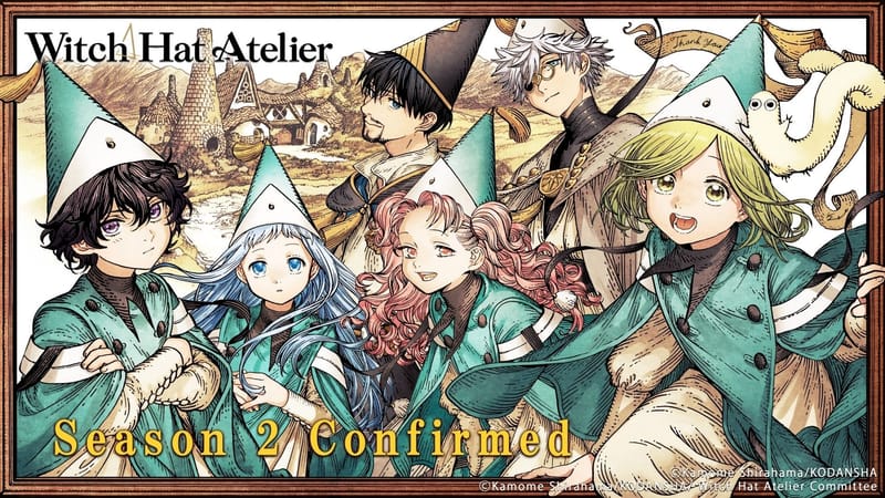 Crunchyroll anuncia la adquisición de la segunda temporada de la serie de fantasía épica Witch Hat Atelier tras el tenso desenlace de su primera temporada