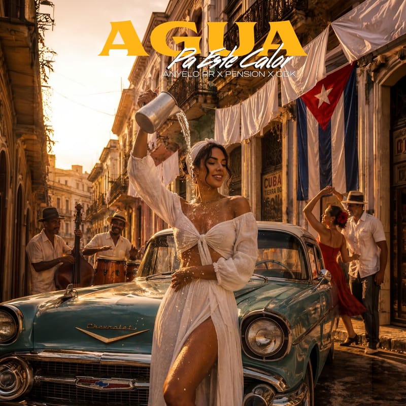 Cantante Anyelo RR presenta “Agua Pa’ Este Calor”