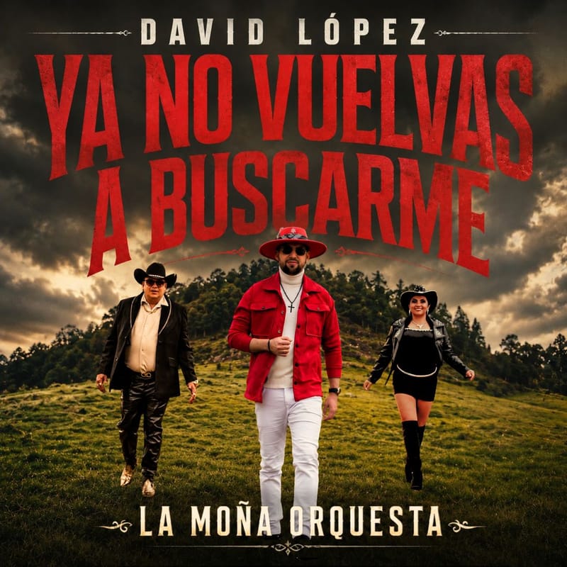 David López y La Moña Orquesta convierten el desamor en cumbia con "Ya no vuelvas a buscarme"