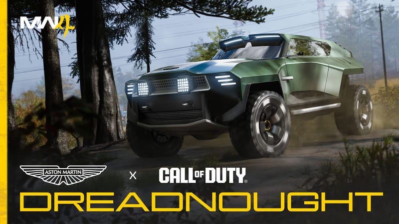 Call of Duty y Aston Martin presentan el Dreadnought en Modern Warfare 4
