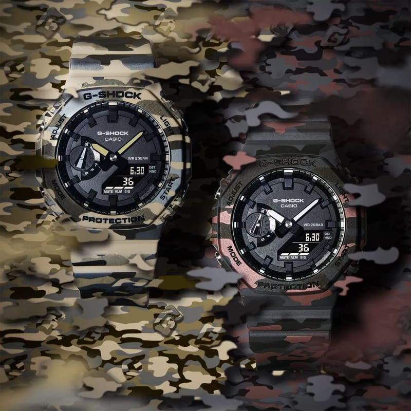 La tendencia gorpcore suma un nuevo imprescindible: el G-SHOCK que reinventa el camuflaje