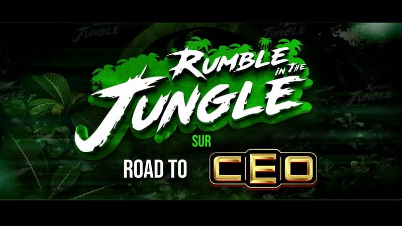 ¡Prepárate para el Rumble in the Jungle Sur: Road to CEO 2026! Sigue las finales este fin de semana en vivo por Warner Play Latino