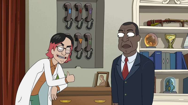 ¿Quién es el presidente Curtis? Recuerda las apariciones más insanas del personaje de ‘Rick and Morty’ que tendrá su propia serie