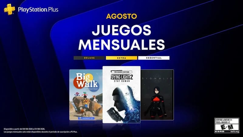 Dying Light 2 Stay Human: Reloaded Edition, Big Walk y Signalis son los juegos gratis para PlayStation Plus en agosto