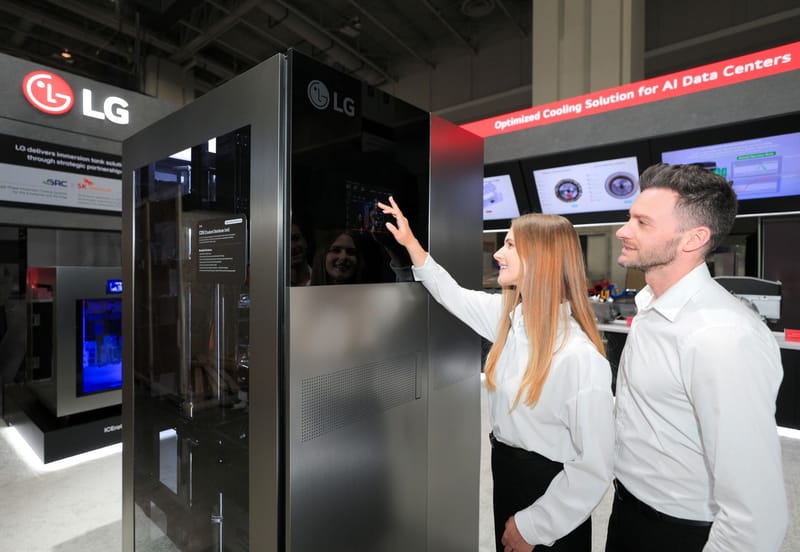 LG sella histórica validación de NVIDIA para uso de su refrigerante 600KW que reduce el consumo energético en data centers