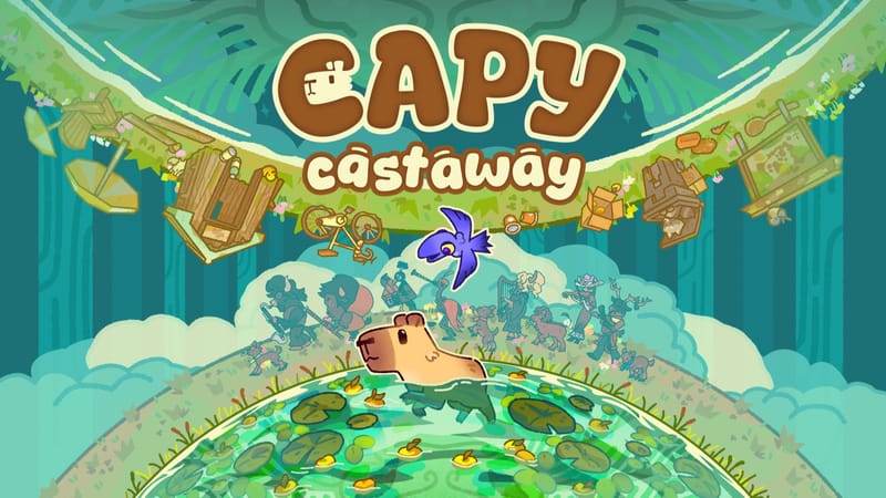 Capy Castaway, el juego más acogedor del verano, ya está disponible en Steam